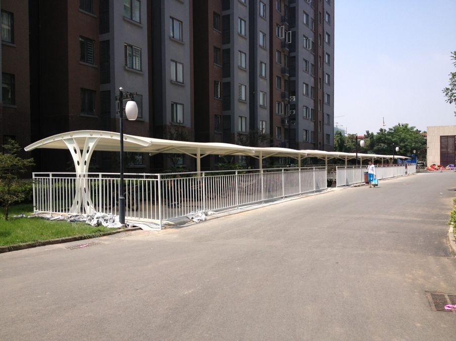 邯鄲綠樹林楓小區(qū)膜結(jié)構(gòu)車棚